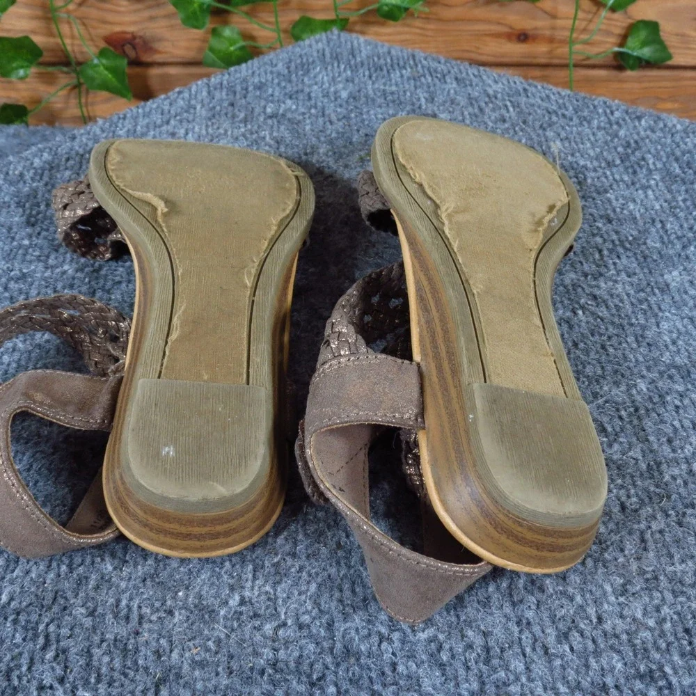 Blowfish Malibu Besille Girls Gladiator Sandals‎ Size 4 Summer Bronze Metallic